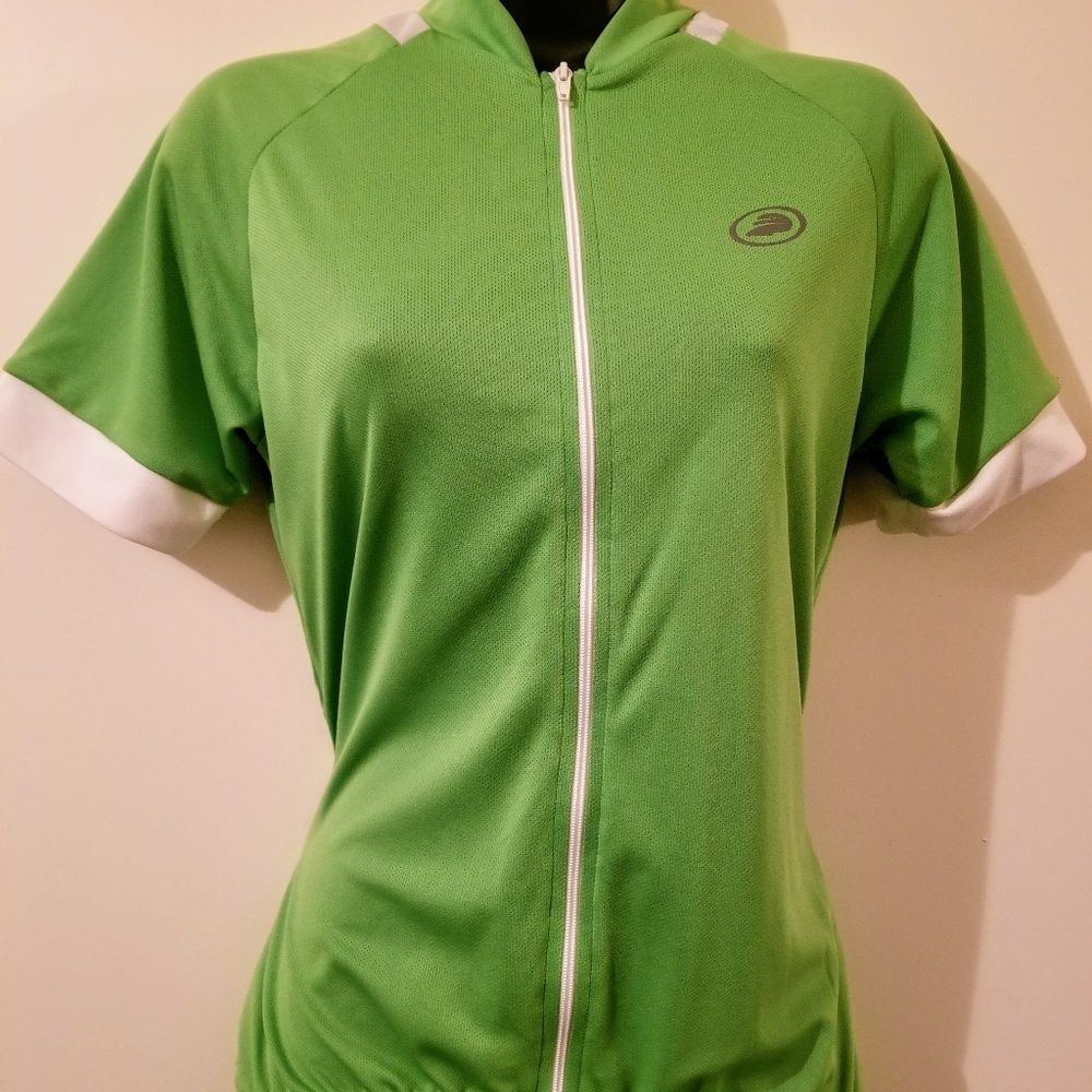 Spots Active zippered top with slotted pockets